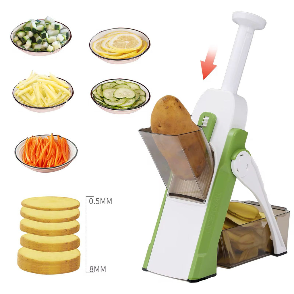 Rebanadora de Verduras Multifunción – 30 Cortes en Segundos