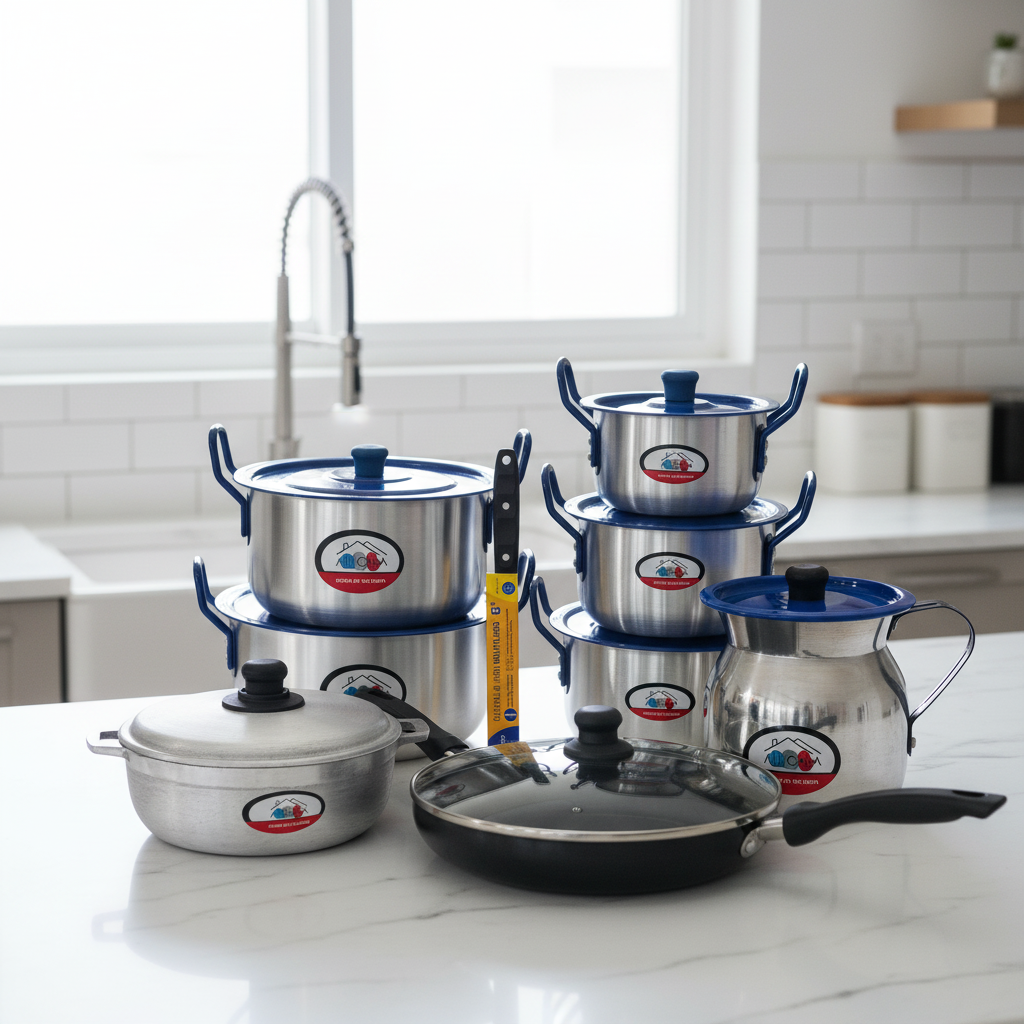 Combo cocina premium ollas azules