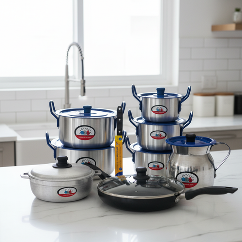 Combo cocina premium ollas azules